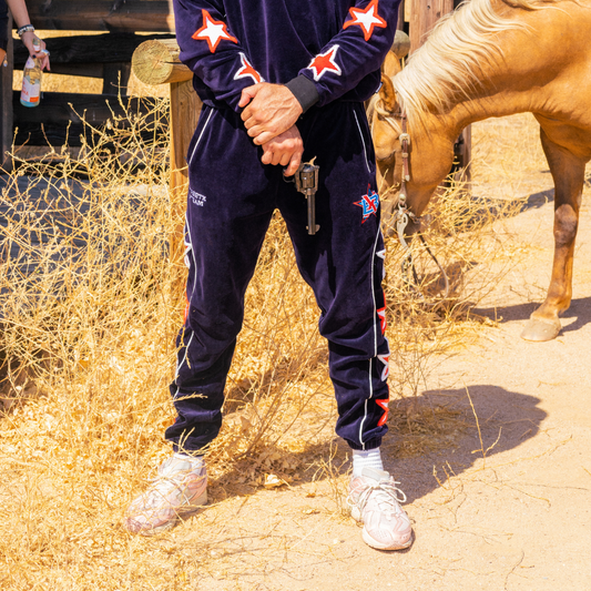 BTEAM COWBOY TRACK PANTS