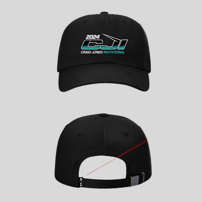 CRAIG JONES INVITATIONAL "DAD" HAT BLACK