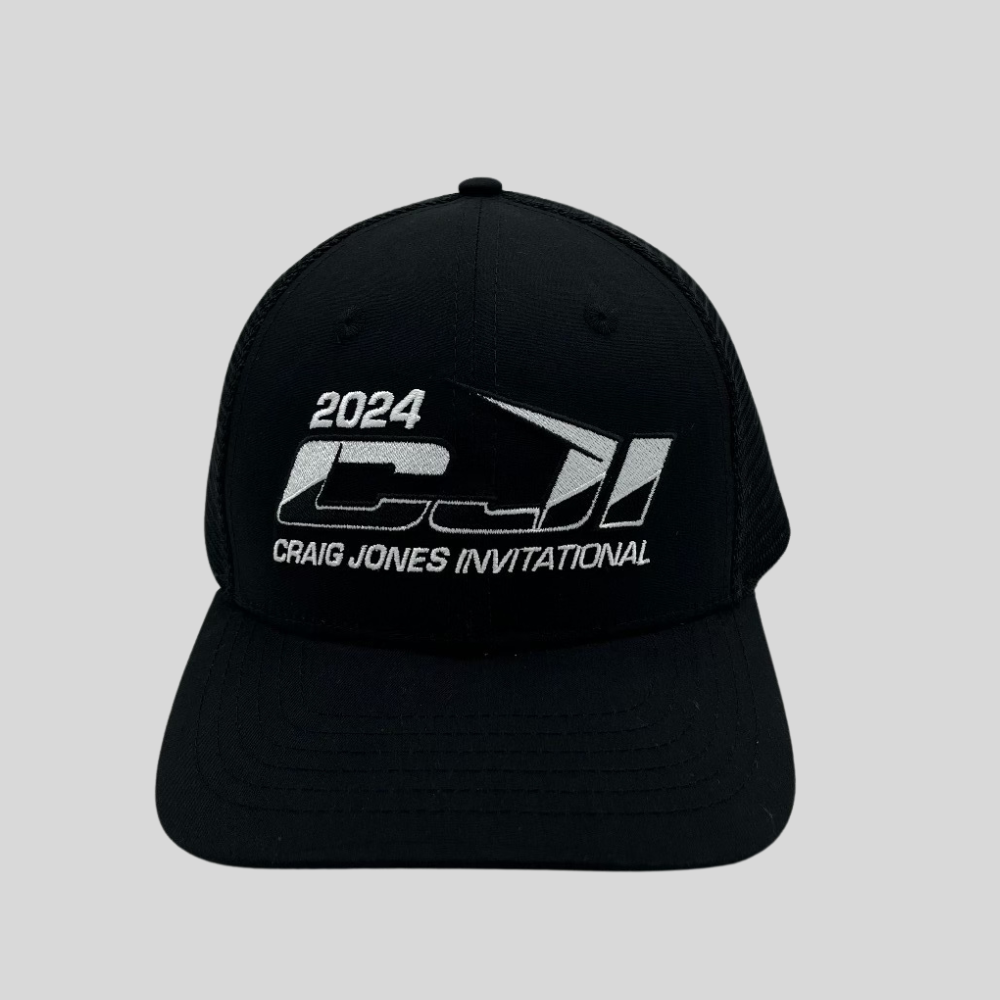 CRAIG JONES INVITATIONAL BLACK TRUCKER HAT